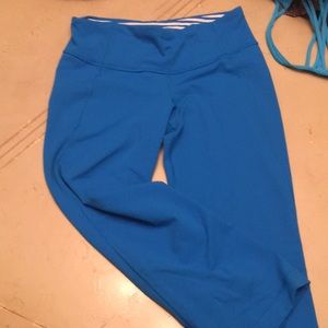 Lululemon blue work out pants